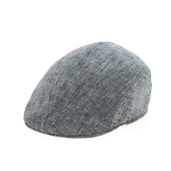 Casquette Plate Brighton Lin Anthracite- Crambes Reference : 10499