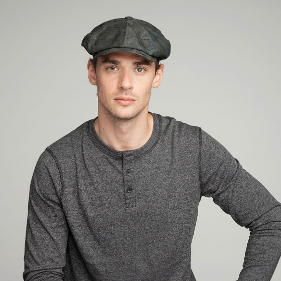 Black Almas Newsboy Cap - Bailey