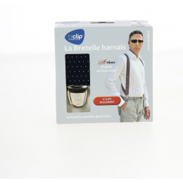 Fancy Navy Blue Biclip® Harness Suspenders - Biclip