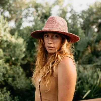 Three Sisters Boho Natural Raffia Traveller Hat - Conner Hats Reference: 10512 | Traclet Hat Shop