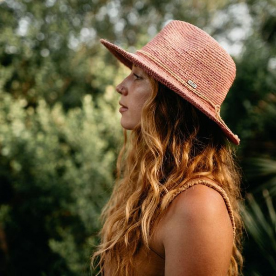 Three Sisters Boho Natural Raffia Traveller Hat - Conner Hats Three Sisters Boho Natural Raffia Traveller Hat - Conner Hats