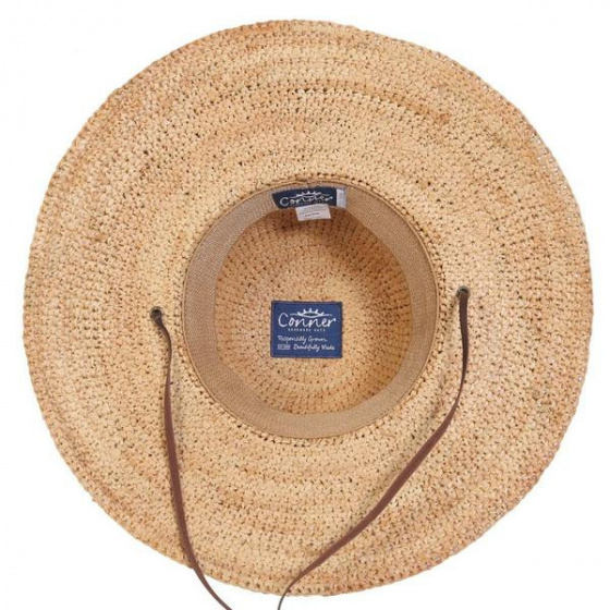 interior raffia hat
