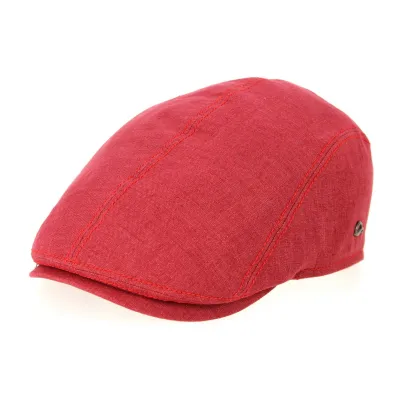 Casquette Bombée Jackson Lin Rouge  - Göttmann Reference : 10521 | Chapellerie Traclet