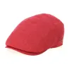 Jackson Rounded Cap Red Linen - Göttmann Reference: 10521 | Traclet Hat Shop