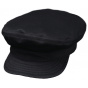 Black Cotton Bréda Sailor Cap - Traclet