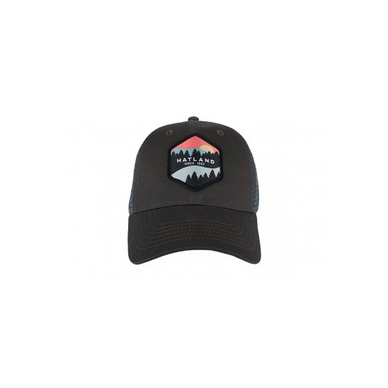 Walt Trucker Baseball Cap Anthracite Cotton - Hatland Walt Trucker Baseball Cap Anthracite Cotton - Hatland