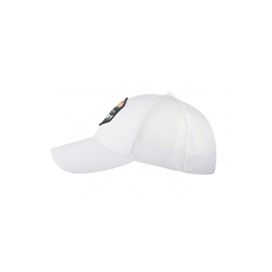 Walt Trucker White Cotton Baseball Cap - Hatland
