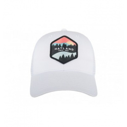 Walt Trucker Baseball Cap White Cotton- Hatland