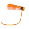 Orange PVC Face Shield Visor - Traclet Reference: 10530 | Traclet Hat Shop