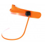 Orange PVC Face Shield Visor - Traclet