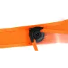 Orange PVC Face Shield Visor - Traclet Reference: 10530 | Traclet Hat Shop