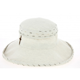 Chapeau Femme Bronze Lin Beige- Mtm