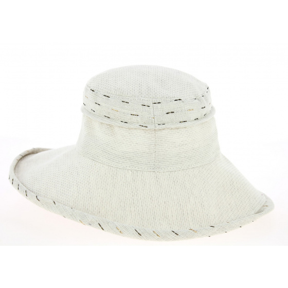 Chapeau Femme Bronze Lin Beige- Mtm