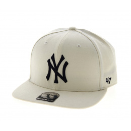 NY Yankees White Cap- 47 Brand 