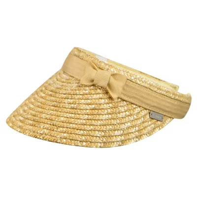 Dunewood Beige Straw Visor - Betmar Reference: 10546 | Traclet Hat Shop