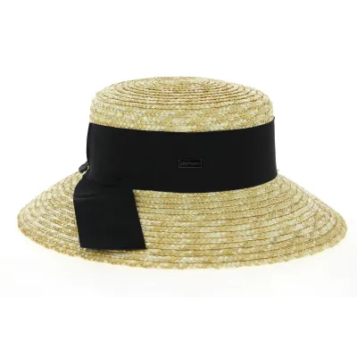 Chapeau Capeline Riviera Paille Naturelle- Betmar  Reference : 10547 | Chapellerie Traclet