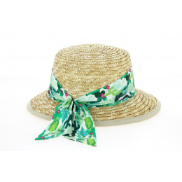 Women's Lea Straw Cap Natural - Traclet