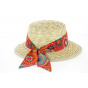 Women's Natural Straw Lea Cap - Traclet