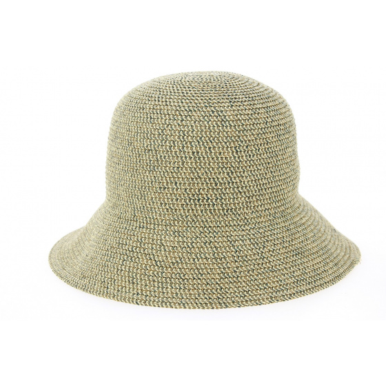 Chapeau Cloche Paille Gossamer Naturel & Désert- Betmar Chapeau Cloche Paille Gossamer Naturel & Désert- Betmar