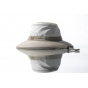 Parisian Medium Brim Hat White & Beige - Soway