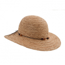 Natural Straw Alicante Wide Brim Hat - Traclet