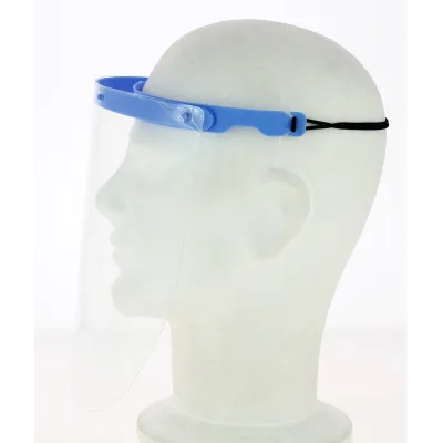 Blue Plastic Protective Visor - Traclet Reference: 10574 | Traclet Hat Shop