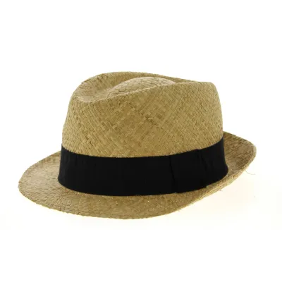 Chapeau Trilby Modica Paille Naturelle- Traclet  Reference : 10577 | Chapellerie Traclet