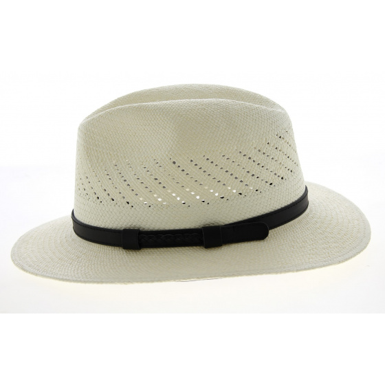Chapeau Traveller Panama Noto Blanc- Traclet
