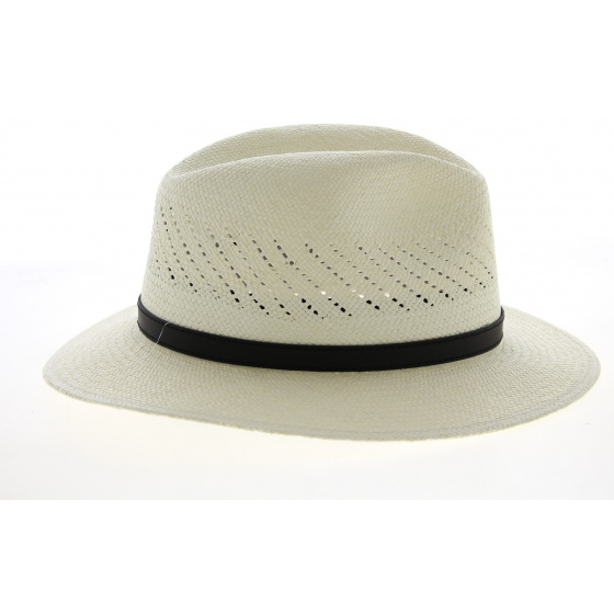 White Noto Panama Traveller Hat - Traclet White Noto Panama Traveller Hat - Traclet
