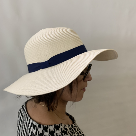 Natural Paper Straw Rhodes Wide Brim Hat - Traclet