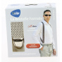 Biclip® Diamond Pattern Fancy Harness Suspenders Beige - Biclip