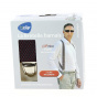 Biclip® Harness Suspenders Fancy Burgundy Diamond Pattern - Biclip