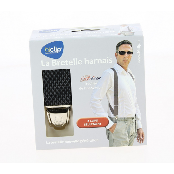 Biclip® Fancy Diamond Black Harness Suspenders - Biclip Biclip® Fancy Diamond Black Harness Suspenders - Biclip