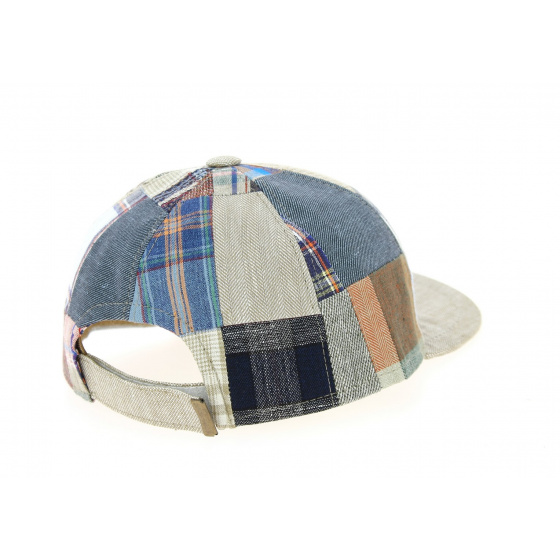 Casquette Baseball San Marin Patchwork Lin - Traclet