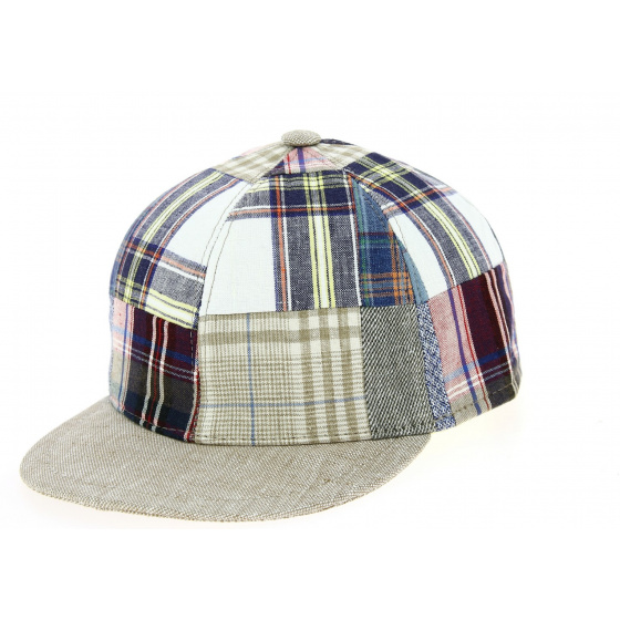 Casquette Baseball San Marin Patchwork Lin - Traclet