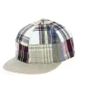 San Marin Patchwork Linen Baseball Cap - Traclet Reference: 8030 | Traclet Hat Shop