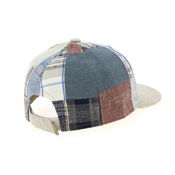 Casquette Baseball San Marin Patchwork Lin - Traclet