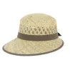 Gioconda Straw Cap with Brown Ribbon - Traclet Reference: 3468 | Traclet Hat Shop