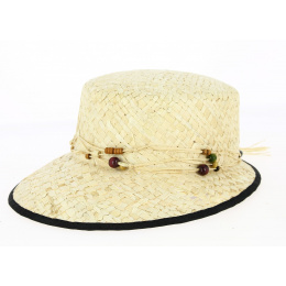 Natural Sylvie Straw Cap - Traclet