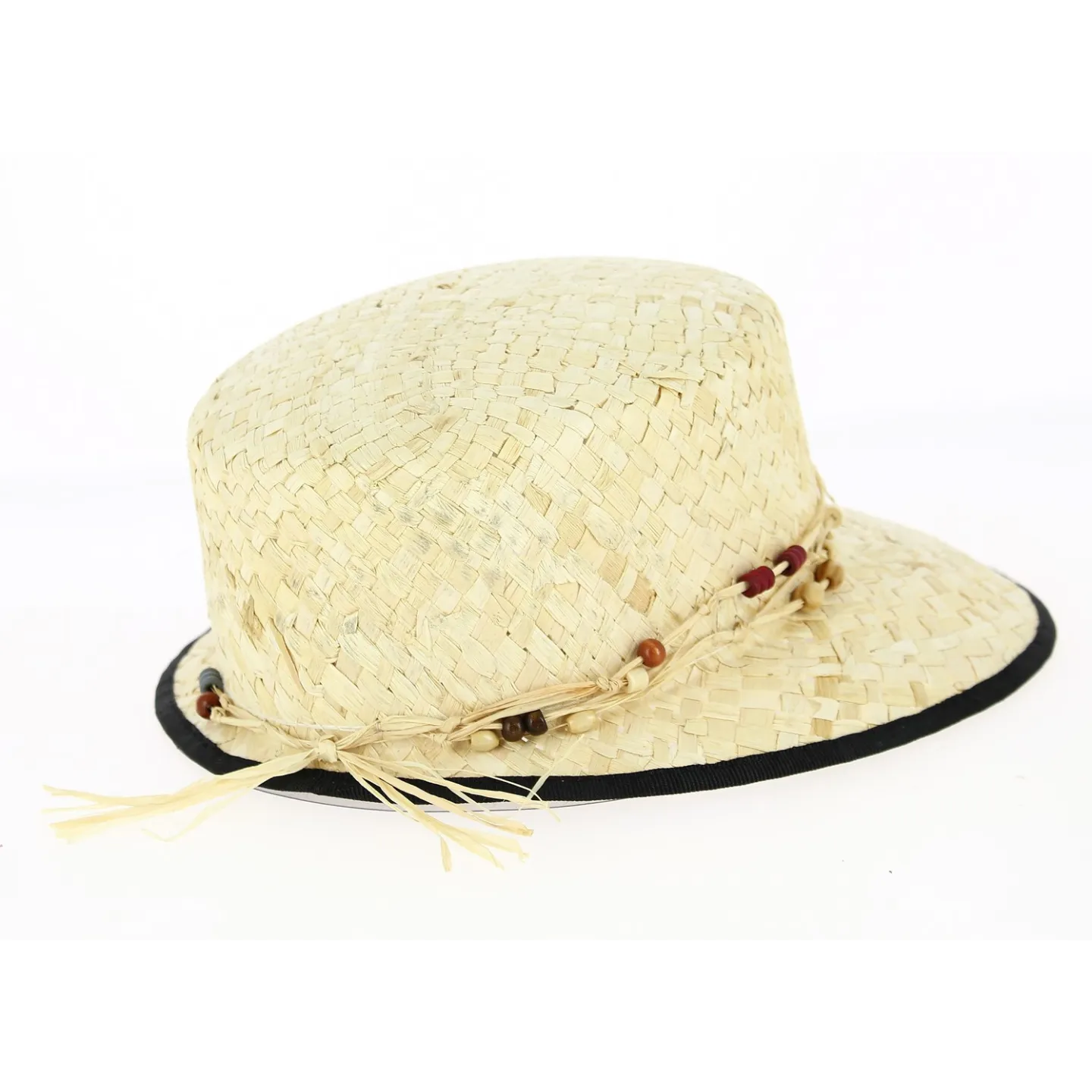 Casquette Paille Sylvie Naturelle- Traclet Reference : 1403 | Chapellerie Traclet
