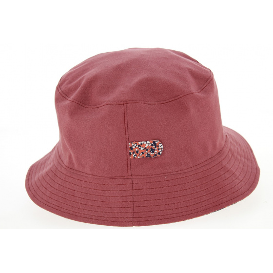 Chapeau Bob Blandine Coton Réversible Rose- Crambes 
