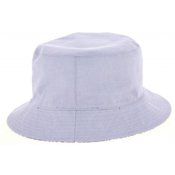 Chapeau Bob Blandine Coton Réversible Bleu- Crambes  Chapeau Bob Blandine Coton Réversible Bleu- Crambes