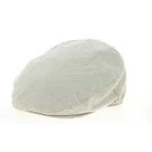 Stone Linen Flat Cap - Traclet Reference: 10601 | Traclet Hat Shop