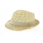 Natural Straw Pachuca Trilby Hat - Traclet