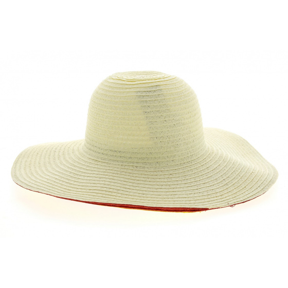 St Tropez Natural Paper Straw Sun Hat - Betmar St Tropez Natural Paper Straw Sun Hat - Betmar