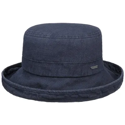 Women's Navy Blue Ramie Hat - Stetson Reference: 10616 | Traclet Hat Shop