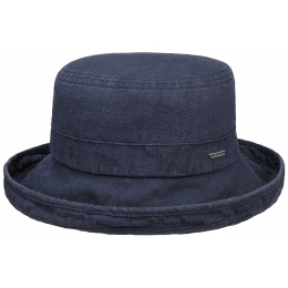 Women's Navy Blue Ramie Hat - Stetson