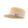 Casquette Paille WoodStock ruban fantaisie - Herman Reference : 6935 | Chapellerie Traclet
