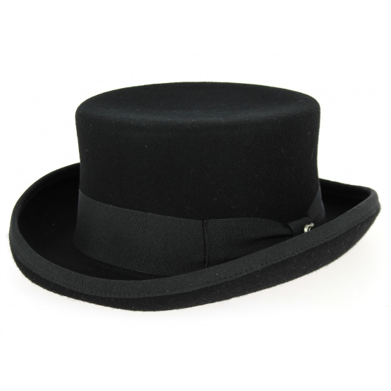 Half Top Hat Felt Black- Fléchet