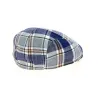 Casquette Plate Teddy Coton Rayure Bleue- Traclet Reference : 10639 | Chapellerie Traclet